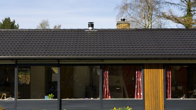 Arkitektur i et parcelhuskvarter