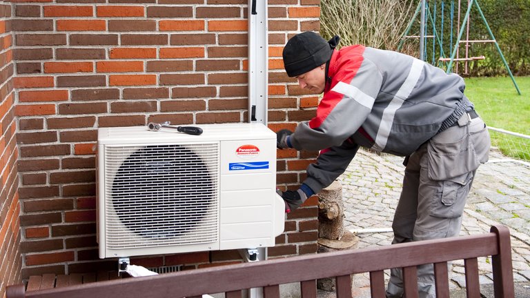 Installation af varmepumpe
