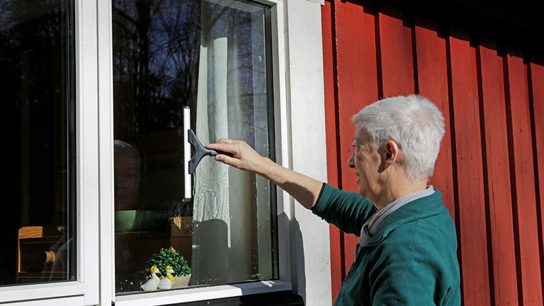 Så tit pudser vi vores vinduer
