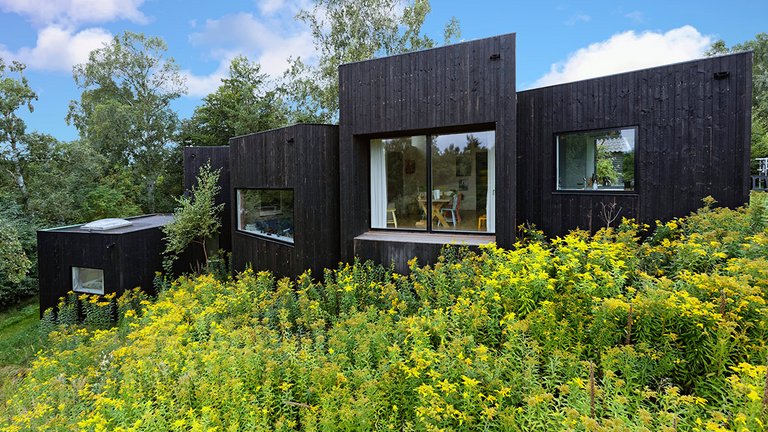 Kompliceret byggeprojekt: Sommerhus i fem niveauer