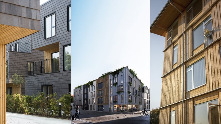 3 eksempler: Her er der bygget med træ