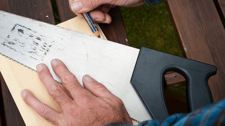 Sådan saver du skråt