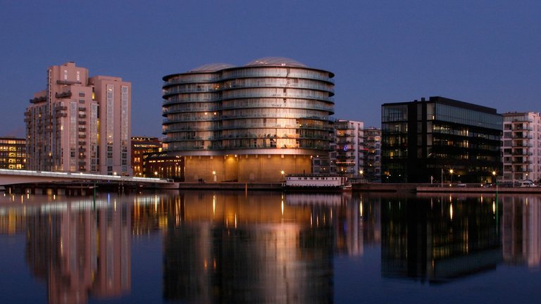 Silo-udsigt over Københavns Havn