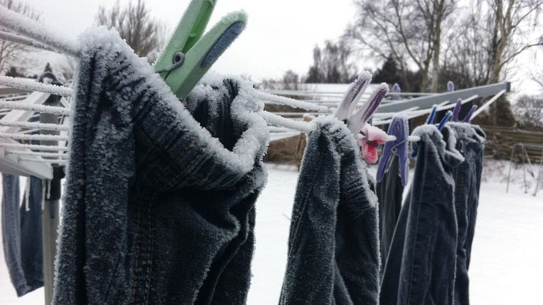 Kan du tørre tøj i frostvejr?