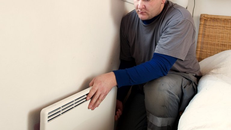 Opvarmning med elradiator