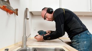 Slibning af bordplade