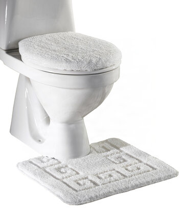 Toiletmåtte og toiletbetræk