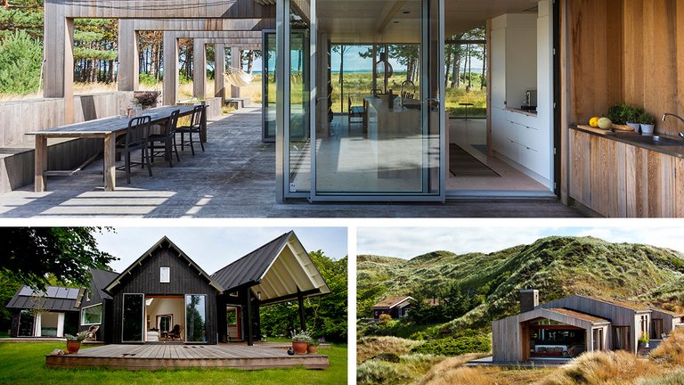 Flotte, arkitekttegnede sommerhuse