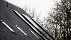 Solceller og gråvejr