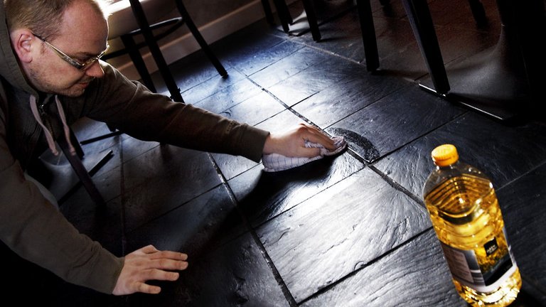 Rengøring af skiffer