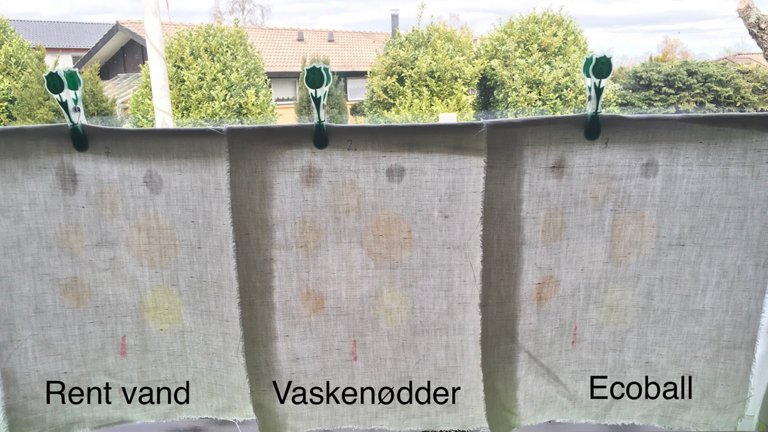 Test: Hvor godt vasker sæbebær og vaskeæg tøjet rent?