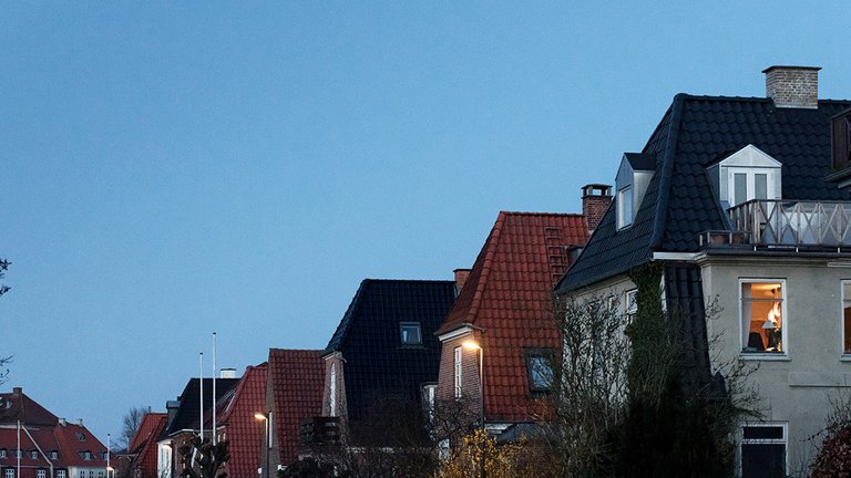 Murermestervillaer i Valby. Foto: Lisbeth Holten