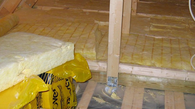 Isolering af uudnyttet loft