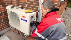 Luft til vand-varmepumpe