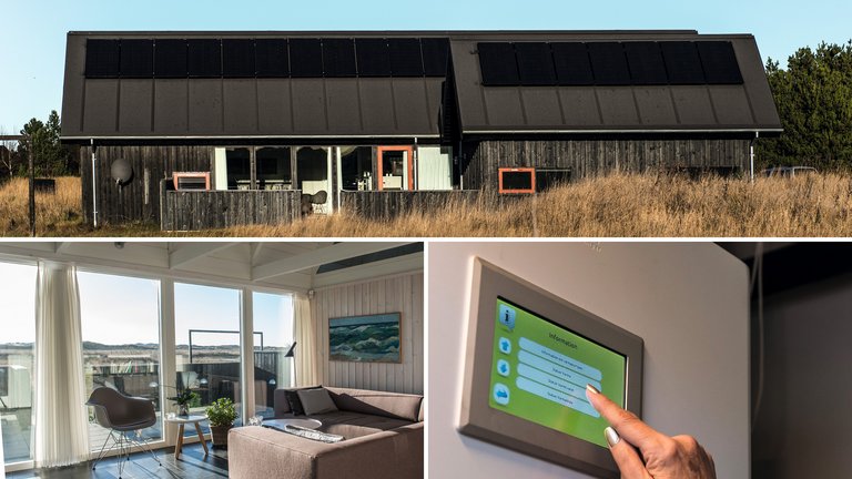Sommerhus i Skagen med solceller og lodret jordvarme