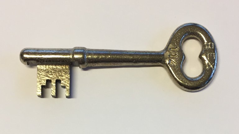 Nøgle til indvendig dør