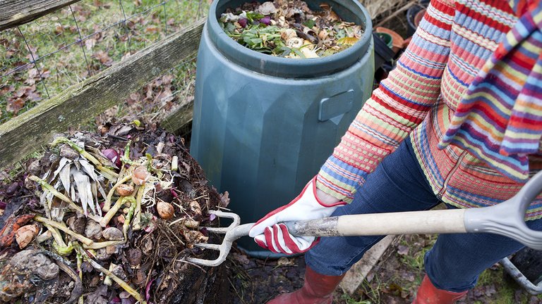 Gratis kompost i haven