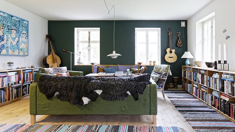 Masser af kreativ indretning i tjenesteboligen