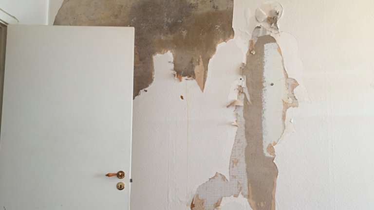 Fjern tapet - uden tapetdamper