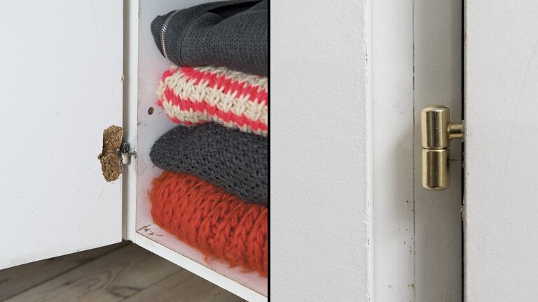 Fiks hængslerne i dit klædeskab