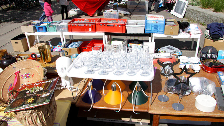 Stand på loppemarked
