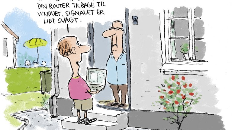 Må du bruge naboens trådløse netværk?