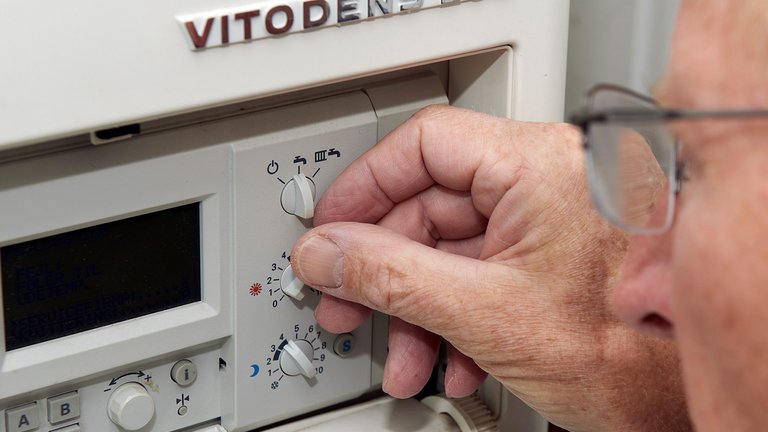 Opvarmning med gasfyr