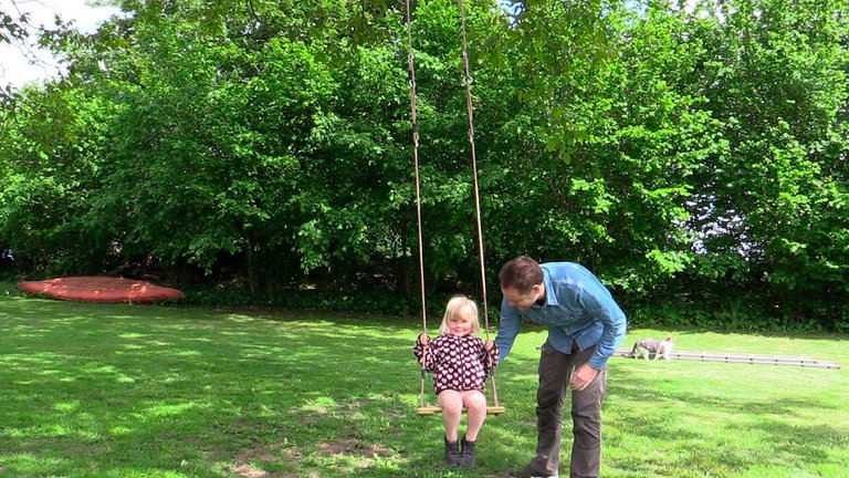 Få en gynge i haven