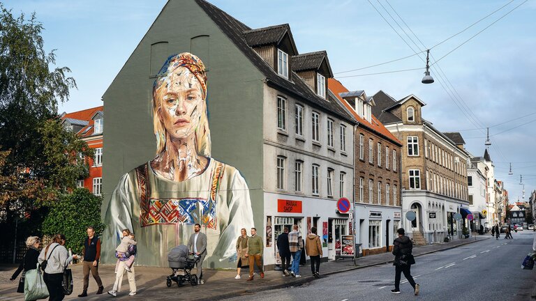 Gavlmalerier i Aalborg: Se den flotte street art