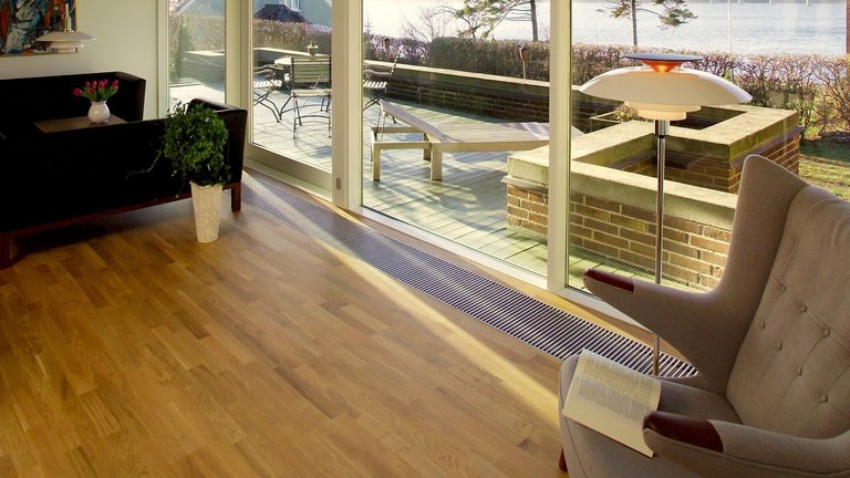 Gulvkonvektor (radiator i gulvet)