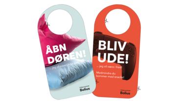 Doorhanger: Vælg tekst og download din egen doorhanger