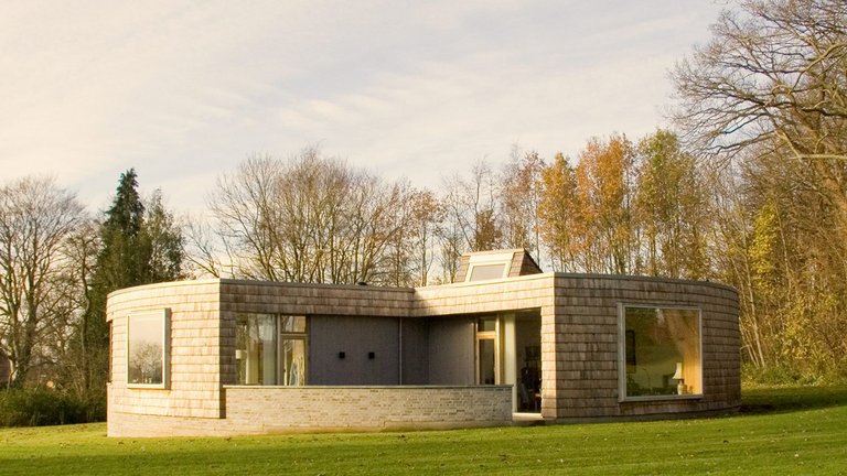 Rundt hus uden tagrender