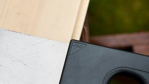 Skær brættet lige uden vinkel