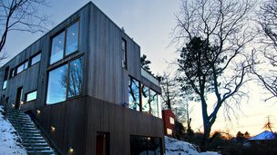 Køkkenalrum midt i trækronerne