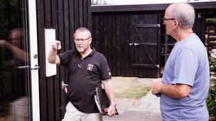 Allans hus fik et sikkerhedstjek af en låsesmed