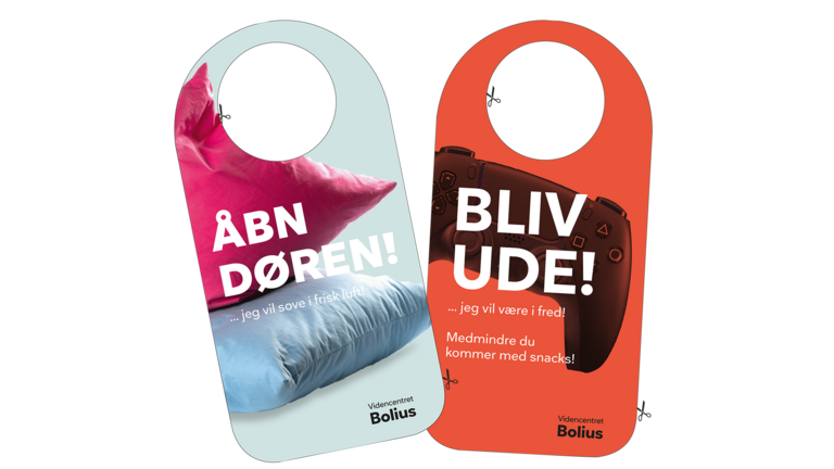 Doorhanger: Vælg tekst og download din egen doorhanger