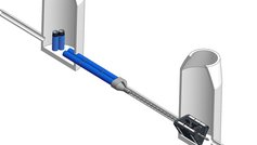 Kloakseparering med bor under jorden