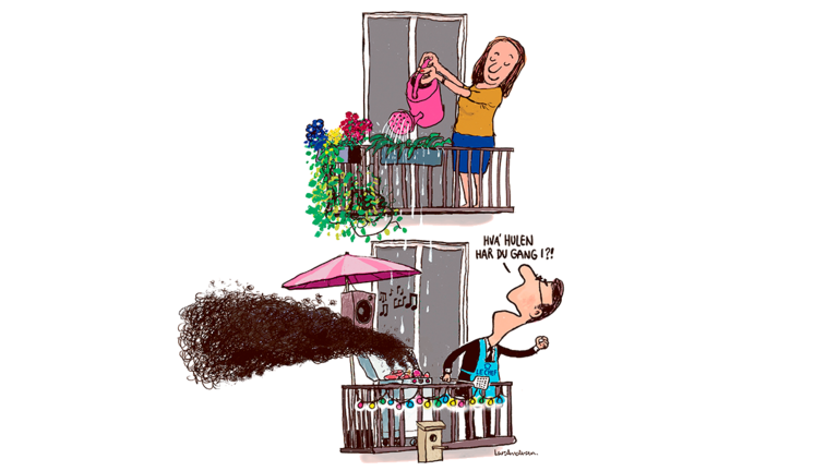 Flere har regler for brug af altaner