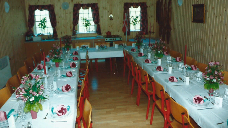 Gildestue i parcelhus