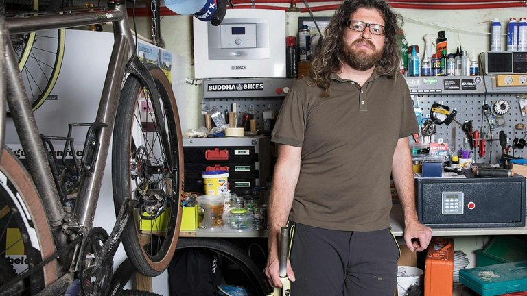 Cykelværksted i kælderen