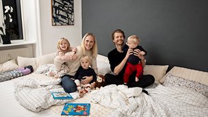 Stor seng til samsovning kan rumme hele familien