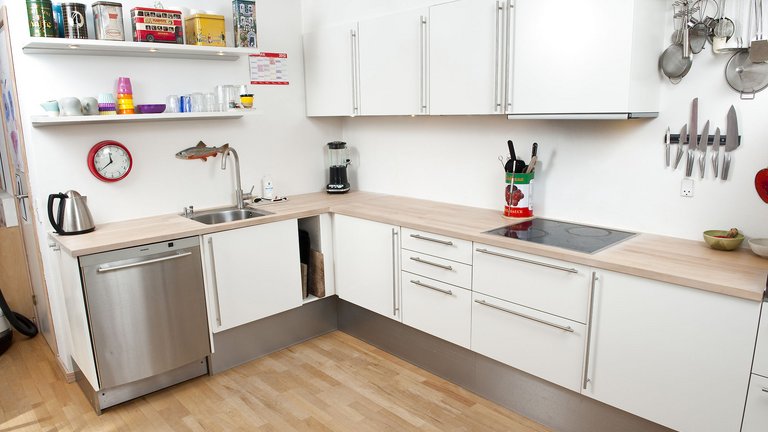 Dårlig indrettet køkken