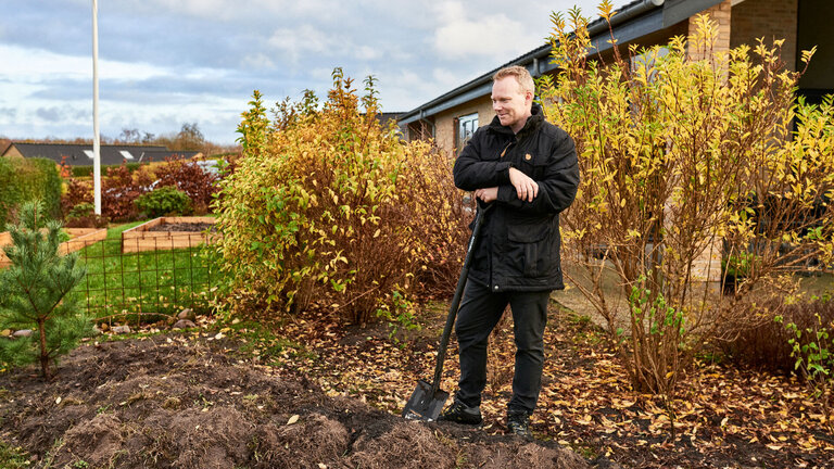 Anders vil forvandle parcelhushaven til en vild have