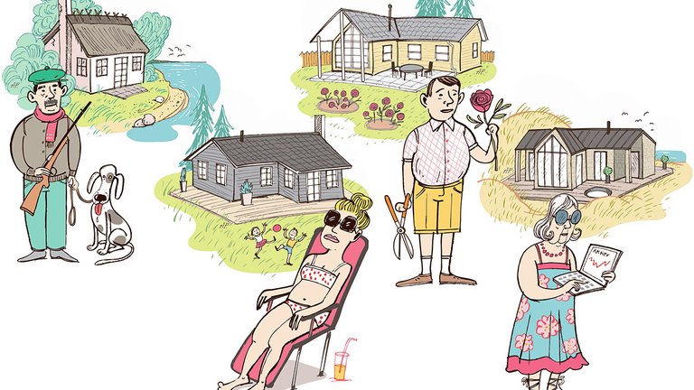 Disse fire typer ejer de danske sommerhuse