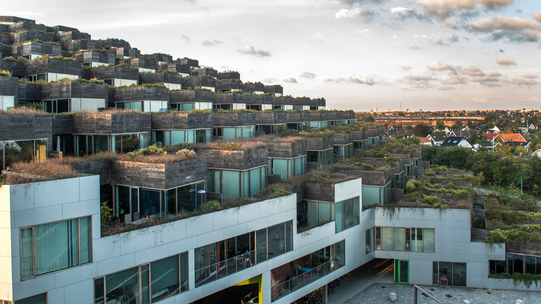 Sydlandsk have på 10. sal