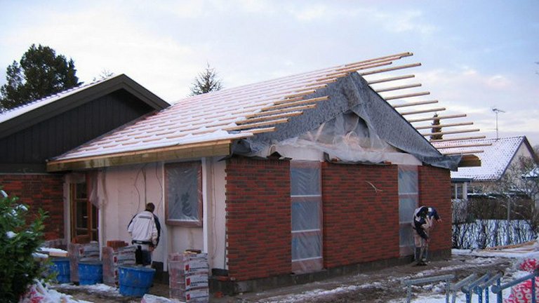 At bygge om vinteren (Vinterbyggeri)