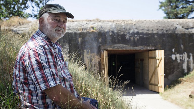 Ingvard ejer tre bunkere fra 2. verdenskrig