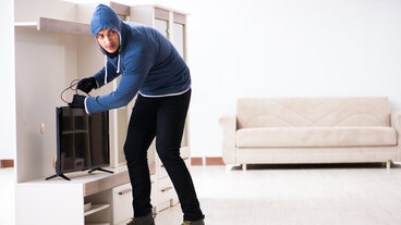 Indbrudstyv stjæler tv i lejlighed