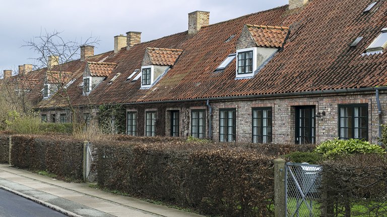 Bakkehusene ved Bellahøj i København er blandt de mee kendte rækkehuse