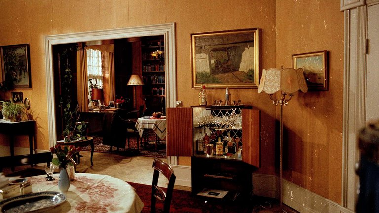 Familien Varnæs dagligstue i Matador